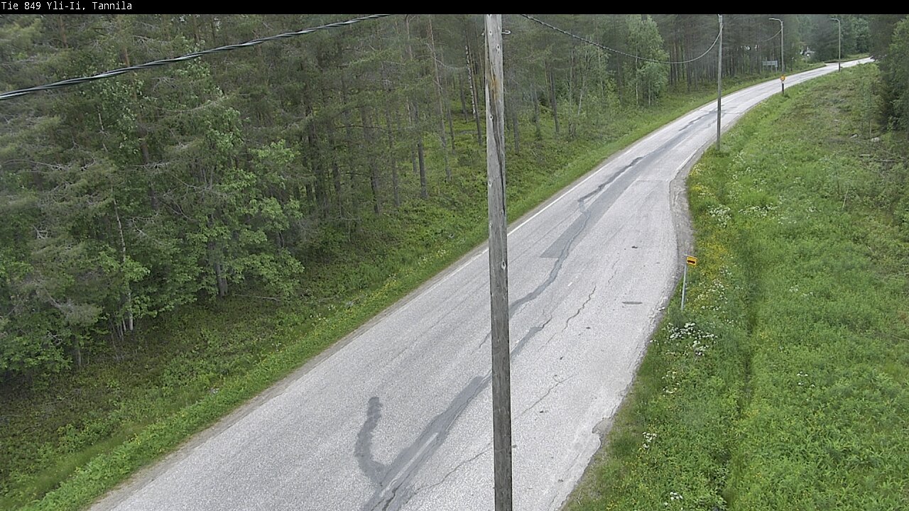 Weather Camera Image Road 849 Yli-Ii, Tannila, Oulu, Pohjois-Pohjanmaa