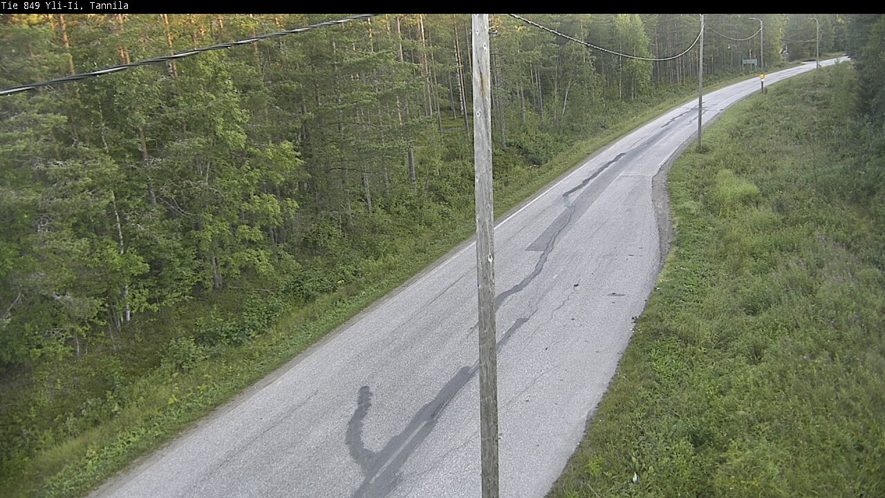Weather Camera Image Väg 849 Yli-Ii, Tannila, Oulu, Pohjois-Pohjanmaa