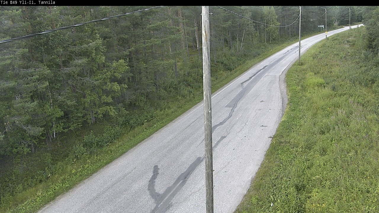 Weather Camera Image Väg 849 Yli-Ii, Tannila, Oulu, Pohjois-Pohjanmaa