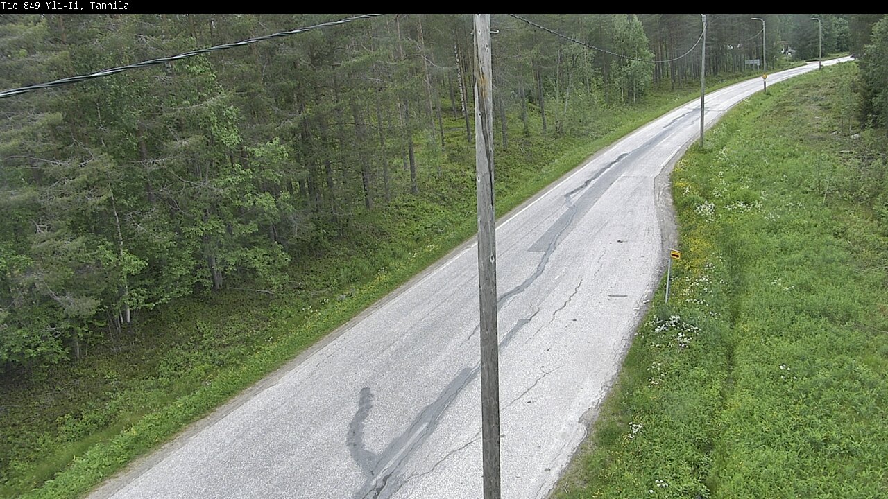 Weather Camera Image Väg 849 Yli-Ii, Tannila, Oulu, Pohjois-Pohjanmaa