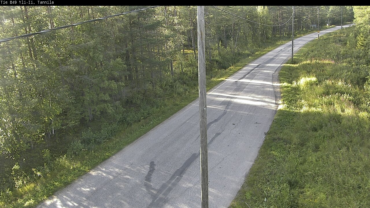 Weather Camera Image Väg 849 Yli-Ii, Tannila, Oulu, Pohjois-Pohjanmaa