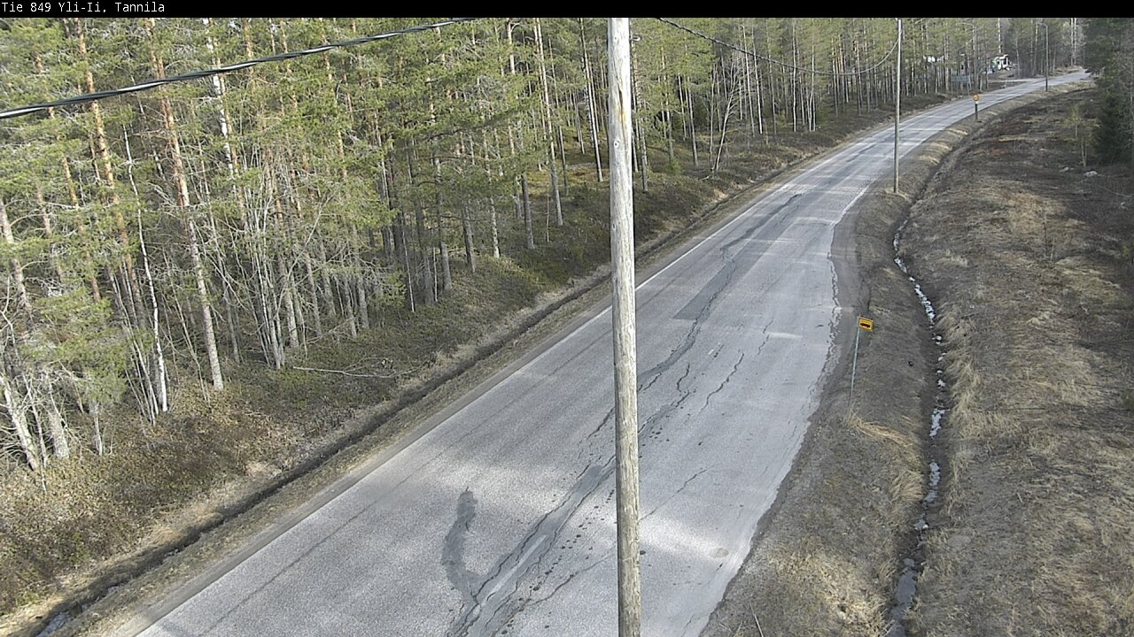 Weather Camera Image Väg 849 Yli-Ii, Tannila, Oulu, Pohjois-Pohjanmaa