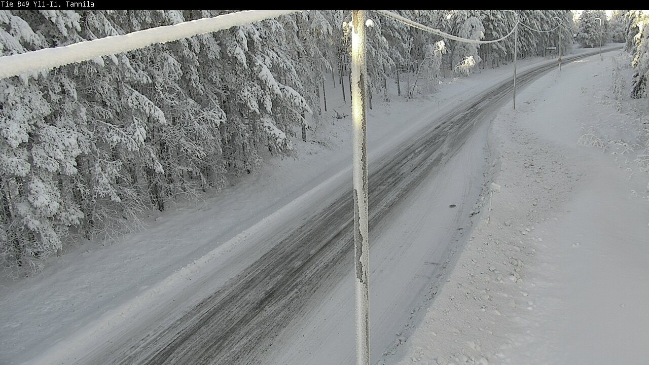 Weather Camera Image Väg 849 Yli-Ii, Tannila, Oulu, Pohjois-Pohjanmaa