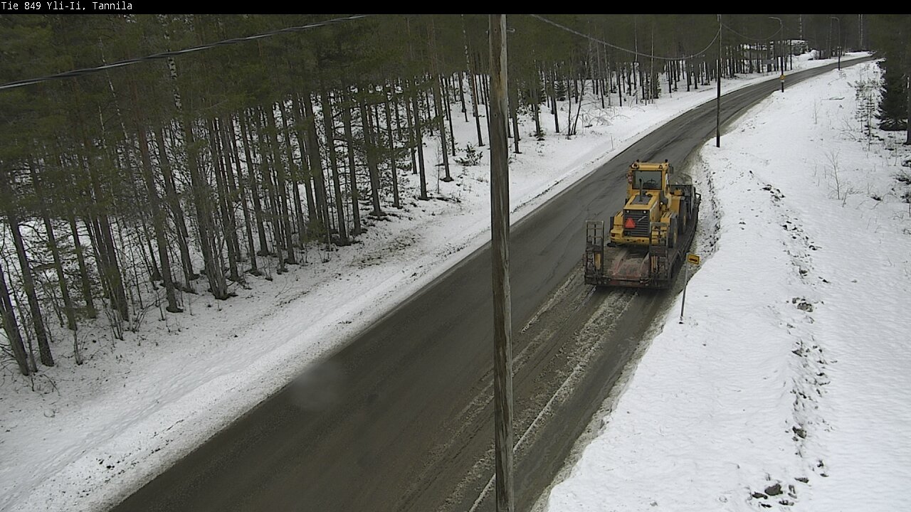 Weather Camera Image Road 849 Yli-Ii, Tannila, Oulu, Pohjois-Pohjanmaa
