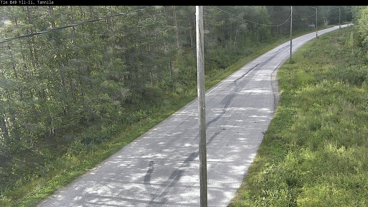 Weather Camera Image Väg 849 Yli-Ii, Tannila, Oulu, Pohjois-Pohjanmaa