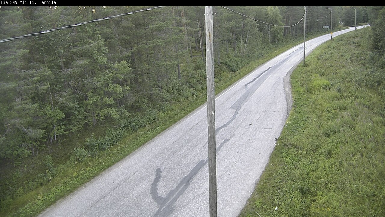 Weather Camera Image Väg 849 Yli-Ii, Tannila, Oulu, Pohjois-Pohjanmaa