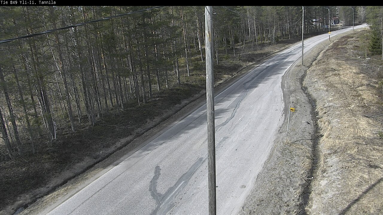 Weather Camera Image Väg 849 Yli-Ii, Tannila, Oulu, Pohjois-Pohjanmaa