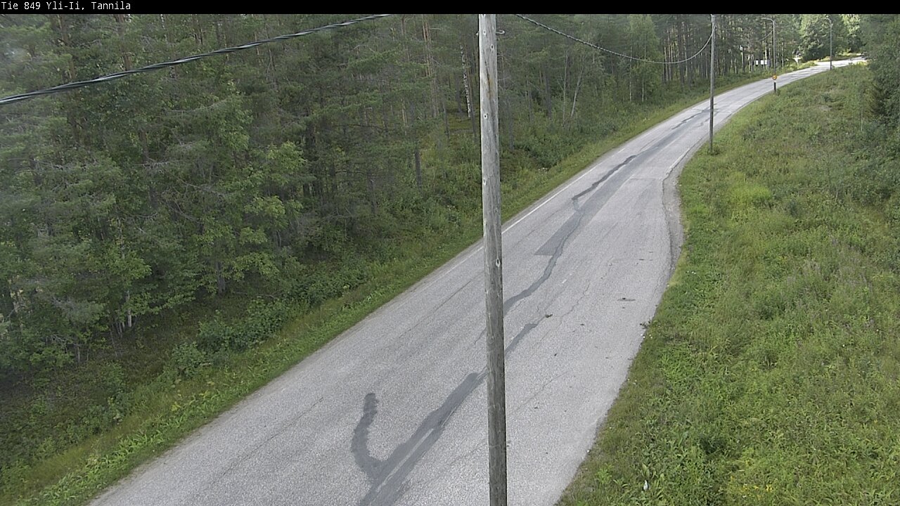 Weather Camera Image Väg 849 Yli-Ii, Tannila, Oulu, Pohjois-Pohjanmaa