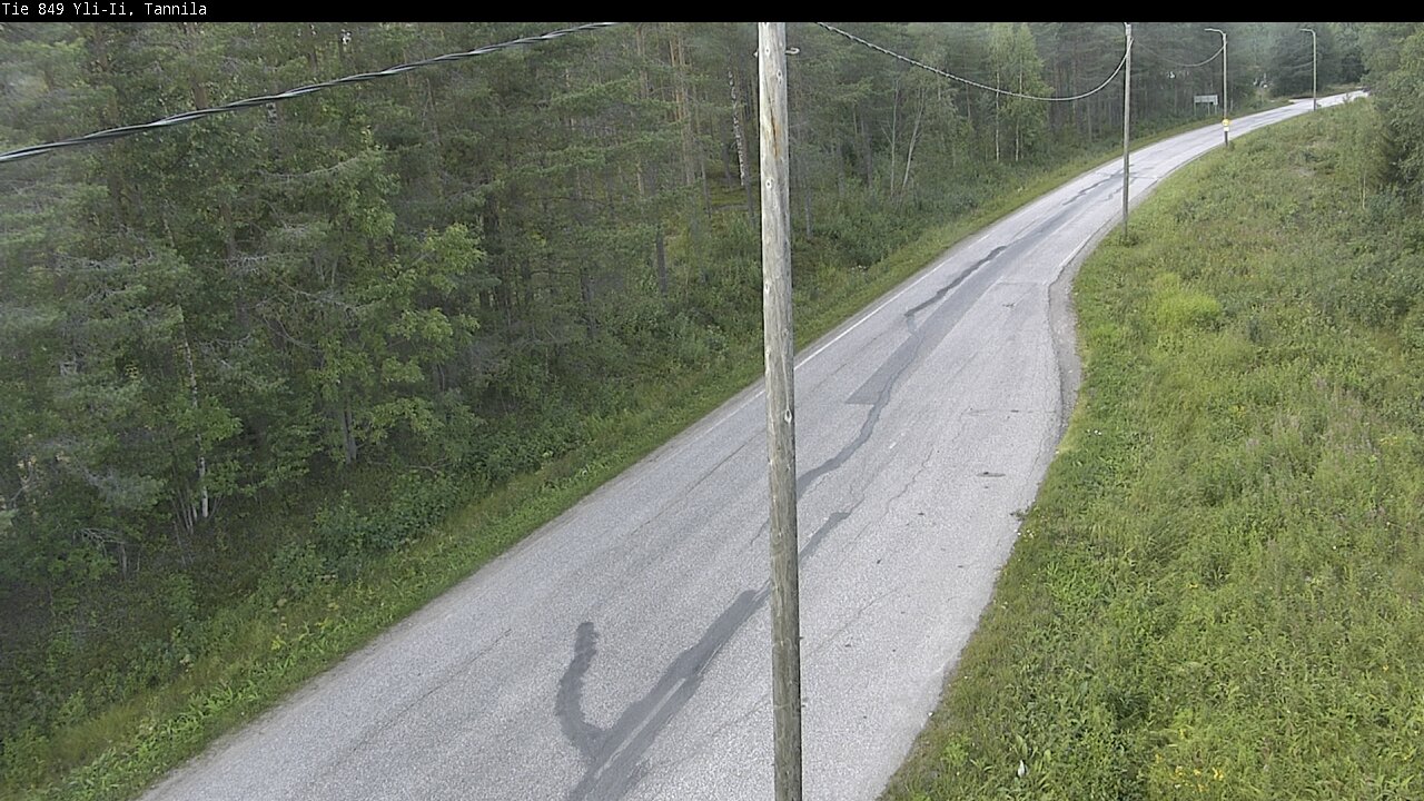 Weather Camera Image Väg 849 Yli-Ii, Tannila, Oulu, Pohjois-Pohjanmaa