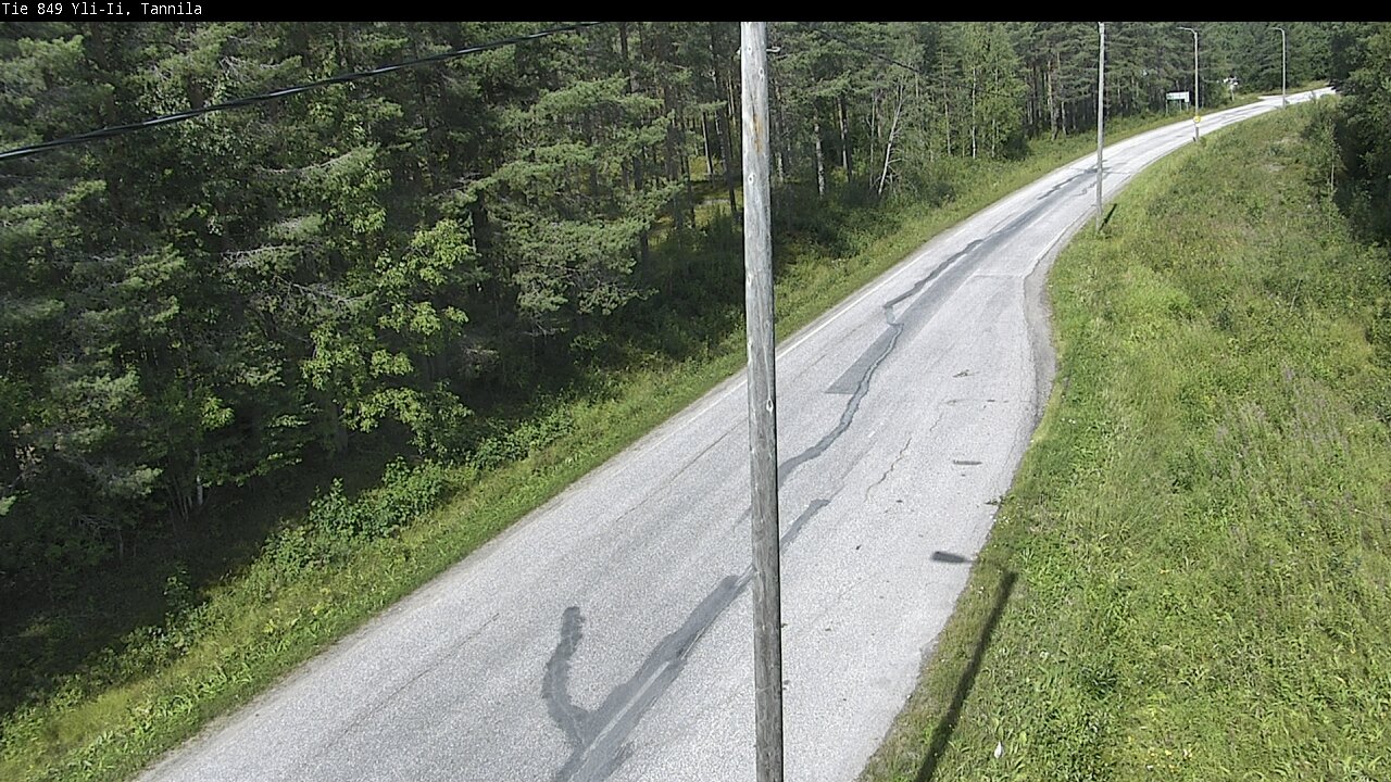 Weather Camera Image Väg 849 Yli-Ii, Tannila, Oulu, Pohjois-Pohjanmaa