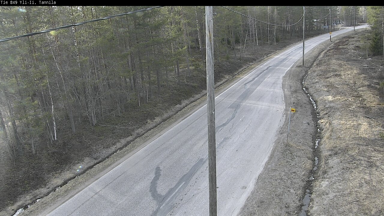 Weather Camera Image Väg 849 Yli-Ii, Tannila, Oulu, Pohjois-Pohjanmaa