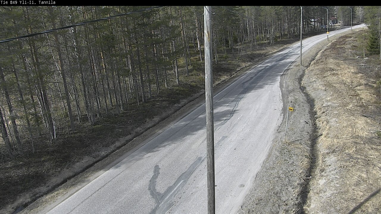 Weather Camera Image Väg 849 Yli-Ii, Tannila, Oulu, Pohjois-Pohjanmaa