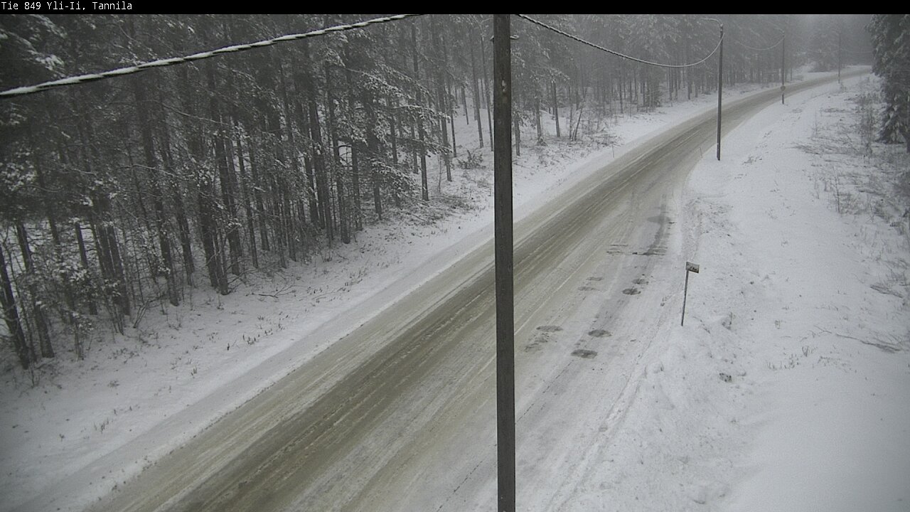 Weather Camera Image Road 849 Yli-Ii, Tannila, Oulu, Pohjois-Pohjanmaa