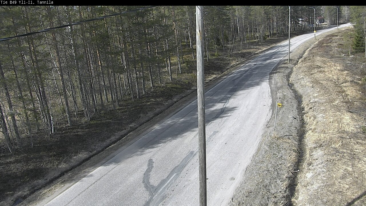 Weather Camera Image Väg 849 Yli-Ii, Tannila, Oulu, Pohjois-Pohjanmaa