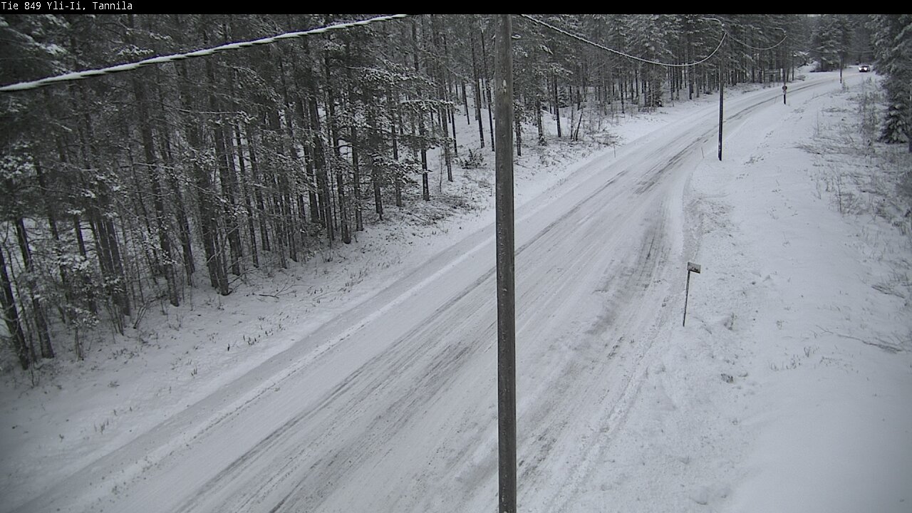 Weather Camera Image Väg 849 Yli-Ii, Tannila, Oulu, Pohjois-Pohjanmaa