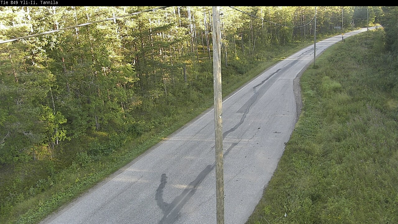 Weather Camera Image Väg 849 Yli-Ii, Tannila, Oulu, Pohjois-Pohjanmaa