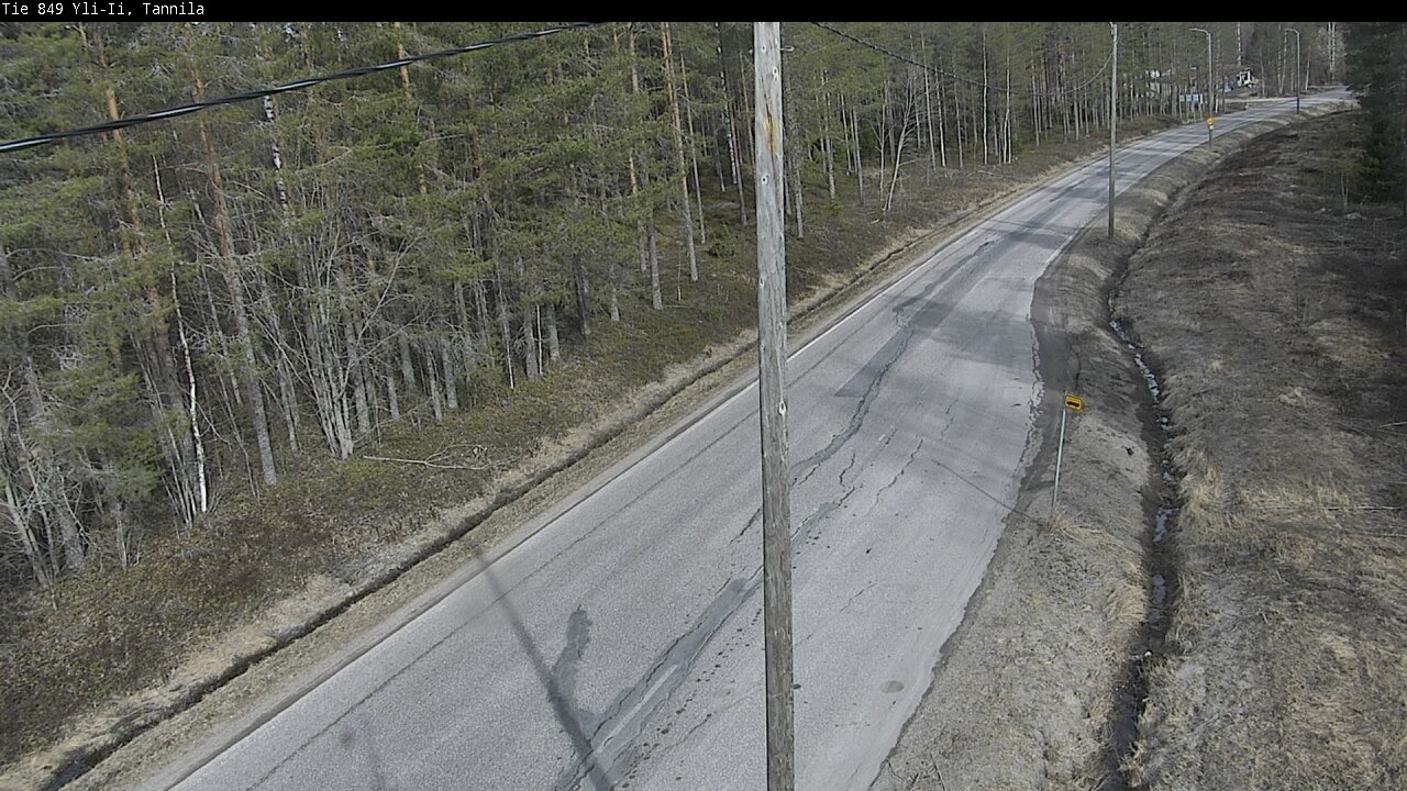 Weather Camera Image Väg 849 Yli-Ii, Tannila, Oulu, Pohjois-Pohjanmaa