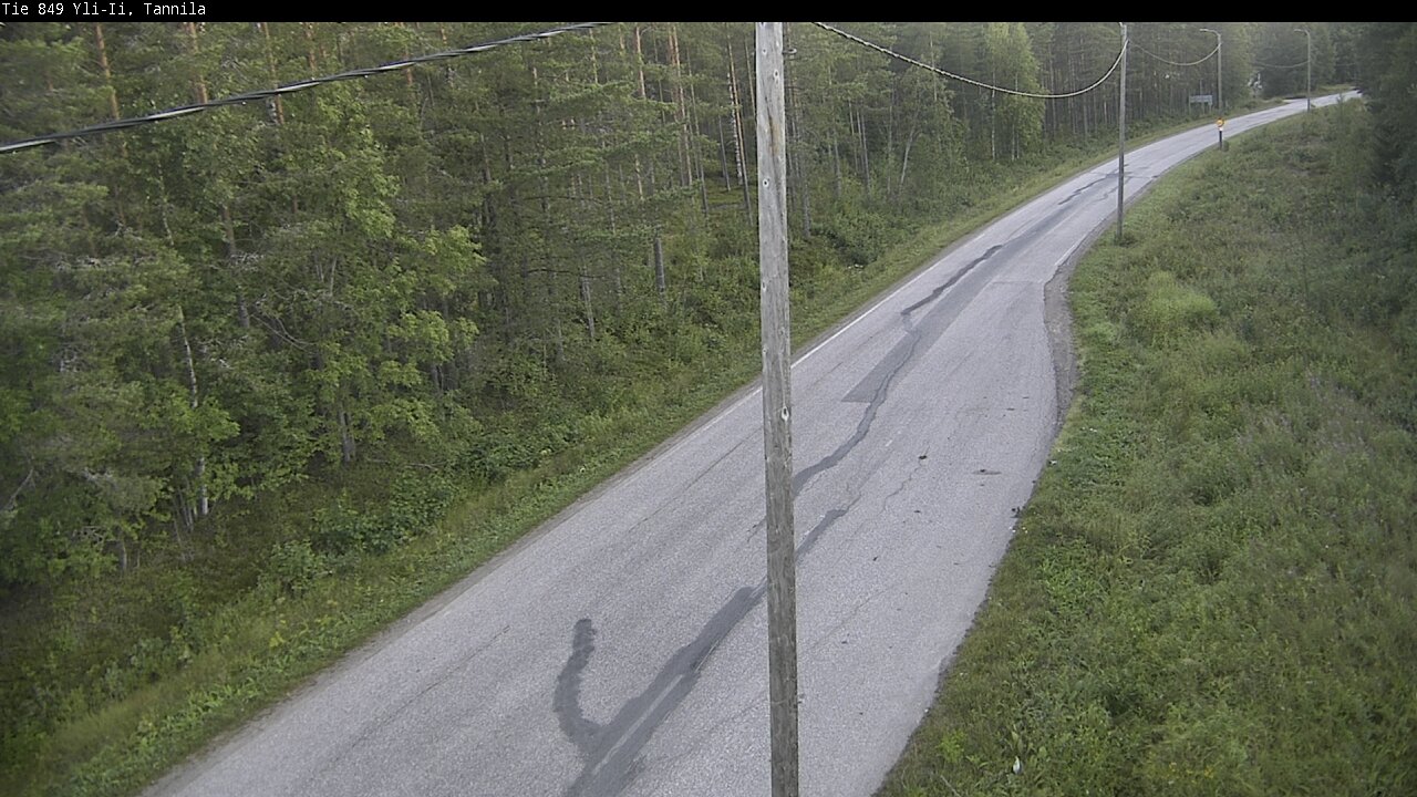 Weather Camera Image Väg 849 Yli-Ii, Tannila, Oulu, Pohjois-Pohjanmaa