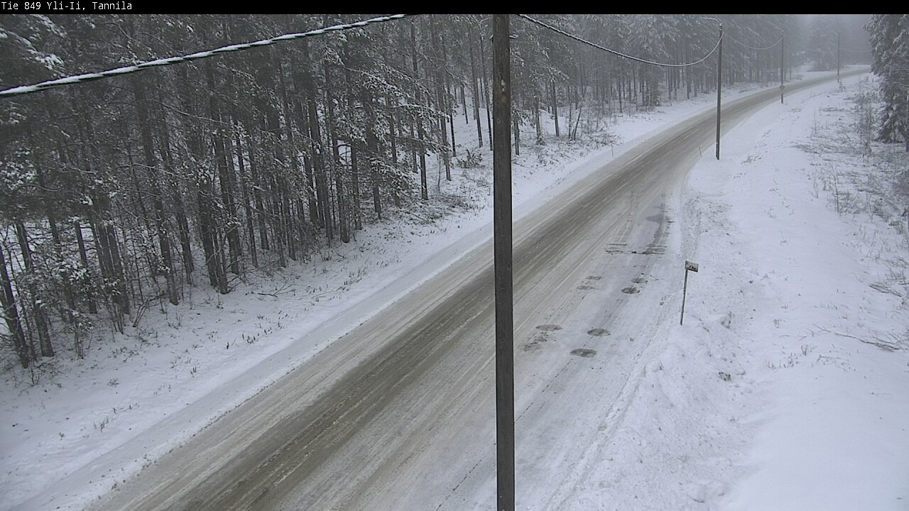 Weather Camera Image Road 849 Yli-Ii, Tannila, Oulu, Pohjois-Pohjanmaa