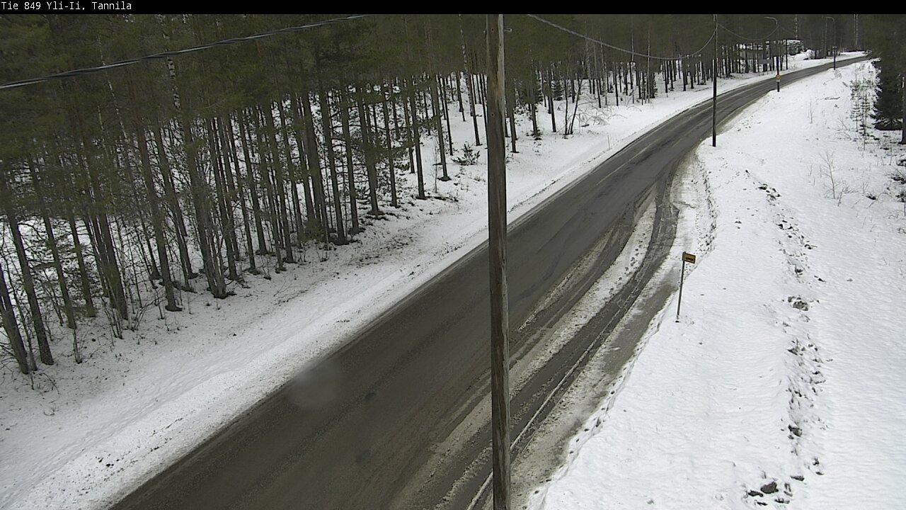 Weather Camera Image Road 849 Yli-Ii, Tannila, Oulu, Pohjois-Pohjanmaa
