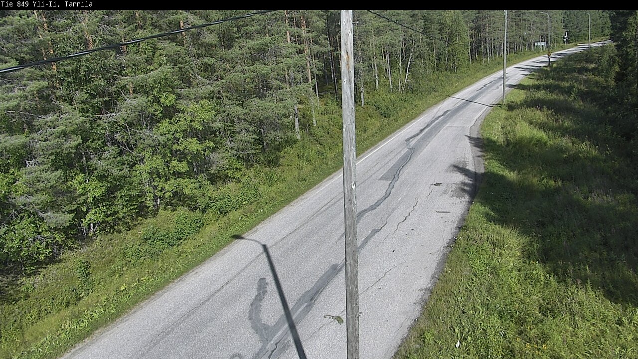 Weather Camera Image Väg 849 Yli-Ii, Tannila, Oulu, Pohjois-Pohjanmaa