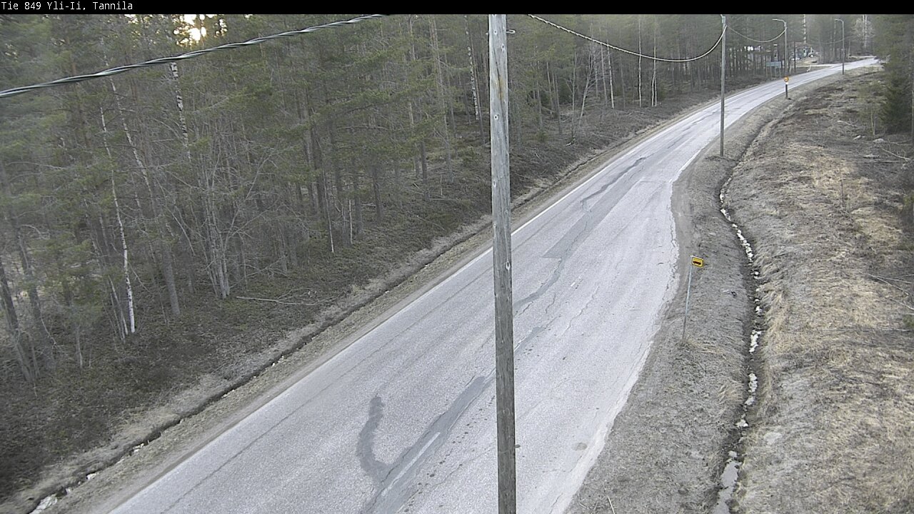 Weather Camera Image Väg 849 Yli-Ii, Tannila, Oulu, Pohjois-Pohjanmaa