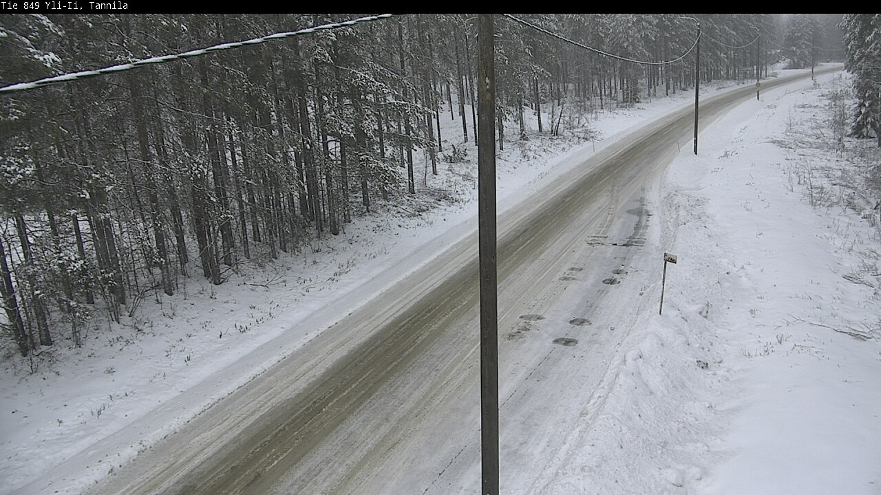 Weather Camera Image Road 849 Yli-Ii, Tannila, Oulu, Pohjois-Pohjanmaa