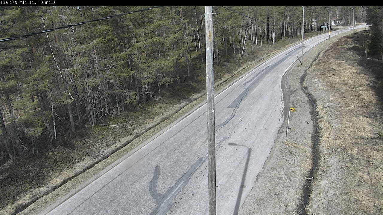 Weather Camera Image Väg 849 Yli-Ii, Tannila, Oulu, Pohjois-Pohjanmaa