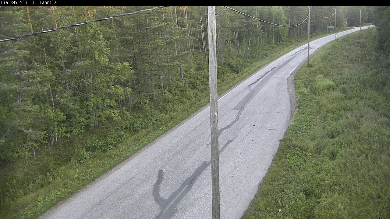 Weather Camera Image Väg 849 Yli-Ii, Tannila, Oulu, Pohjois-Pohjanmaa