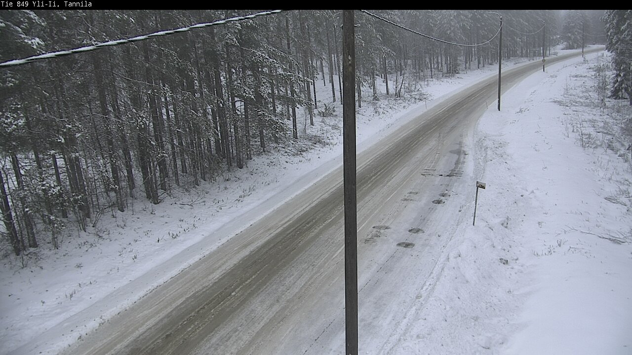 Weather Camera Image Road 849 Yli-Ii, Tannila, Oulu, Pohjois-Pohjanmaa