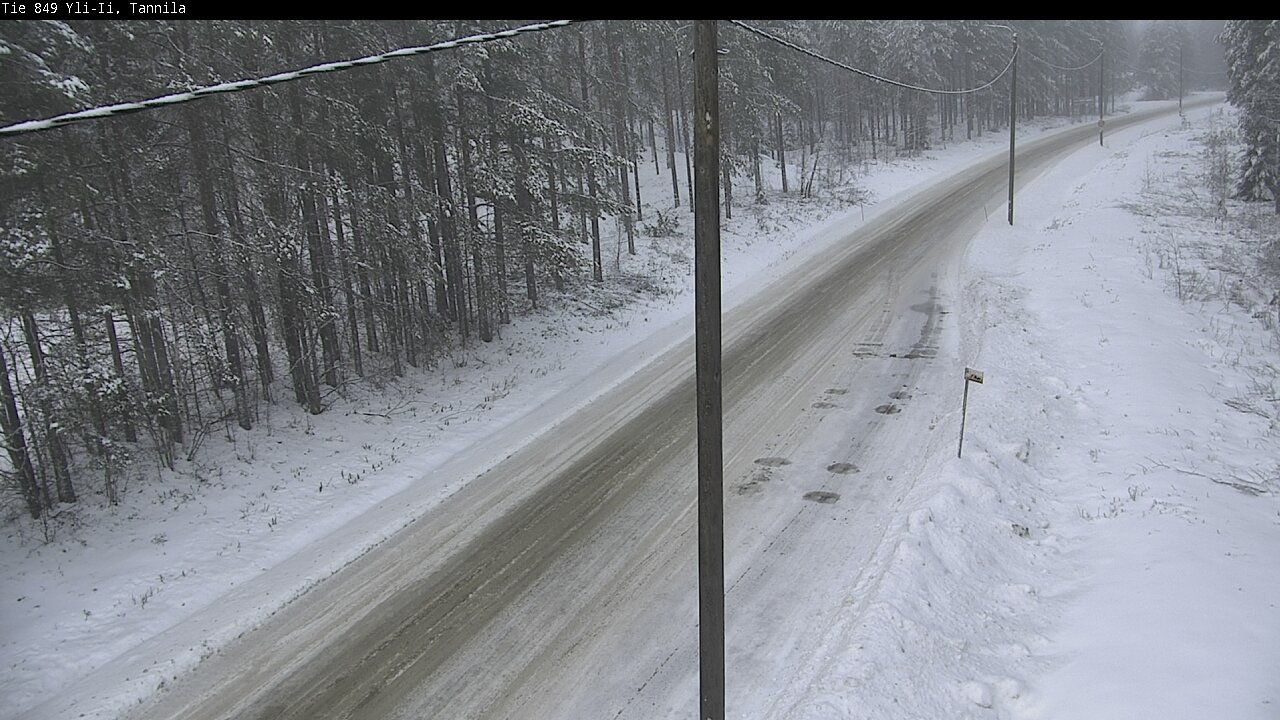 Weather Camera Image Road 849 Yli-Ii, Tannila, Oulu, Pohjois-Pohjanmaa