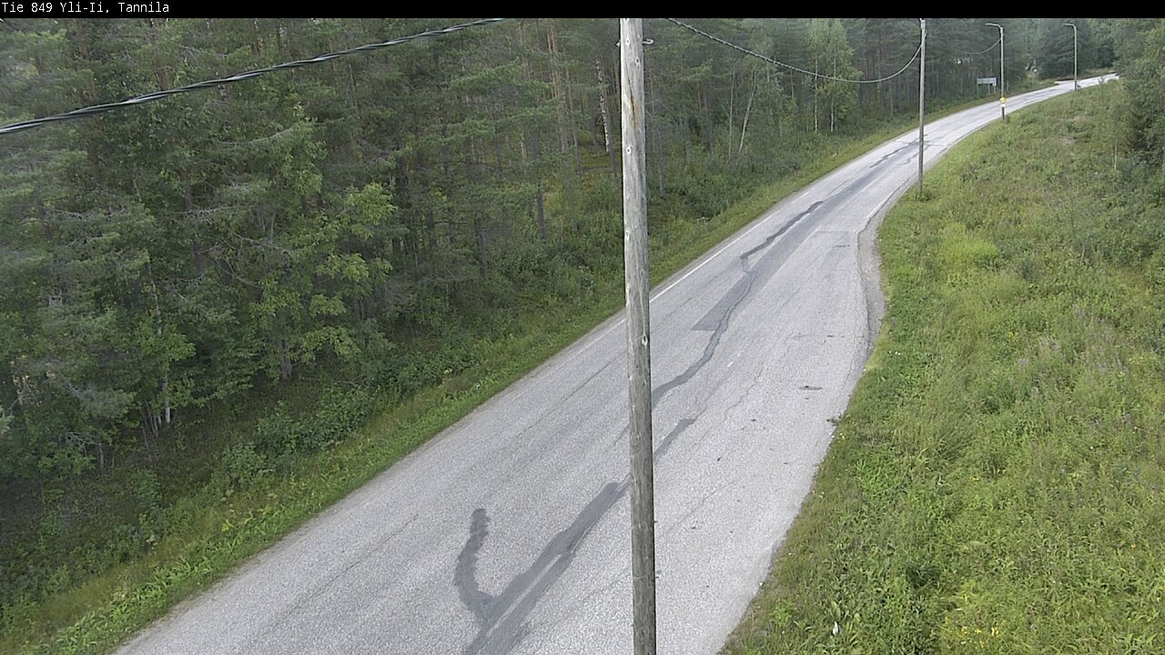 Weather Camera Image Väg 849 Yli-Ii, Tannila, Oulu, Pohjois-Pohjanmaa
