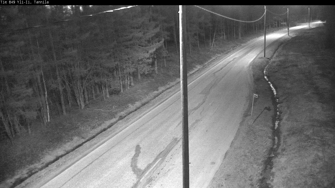 Weather Camera Image Väg 849 Yli-Ii, Tannila, Oulu, Pohjois-Pohjanmaa
