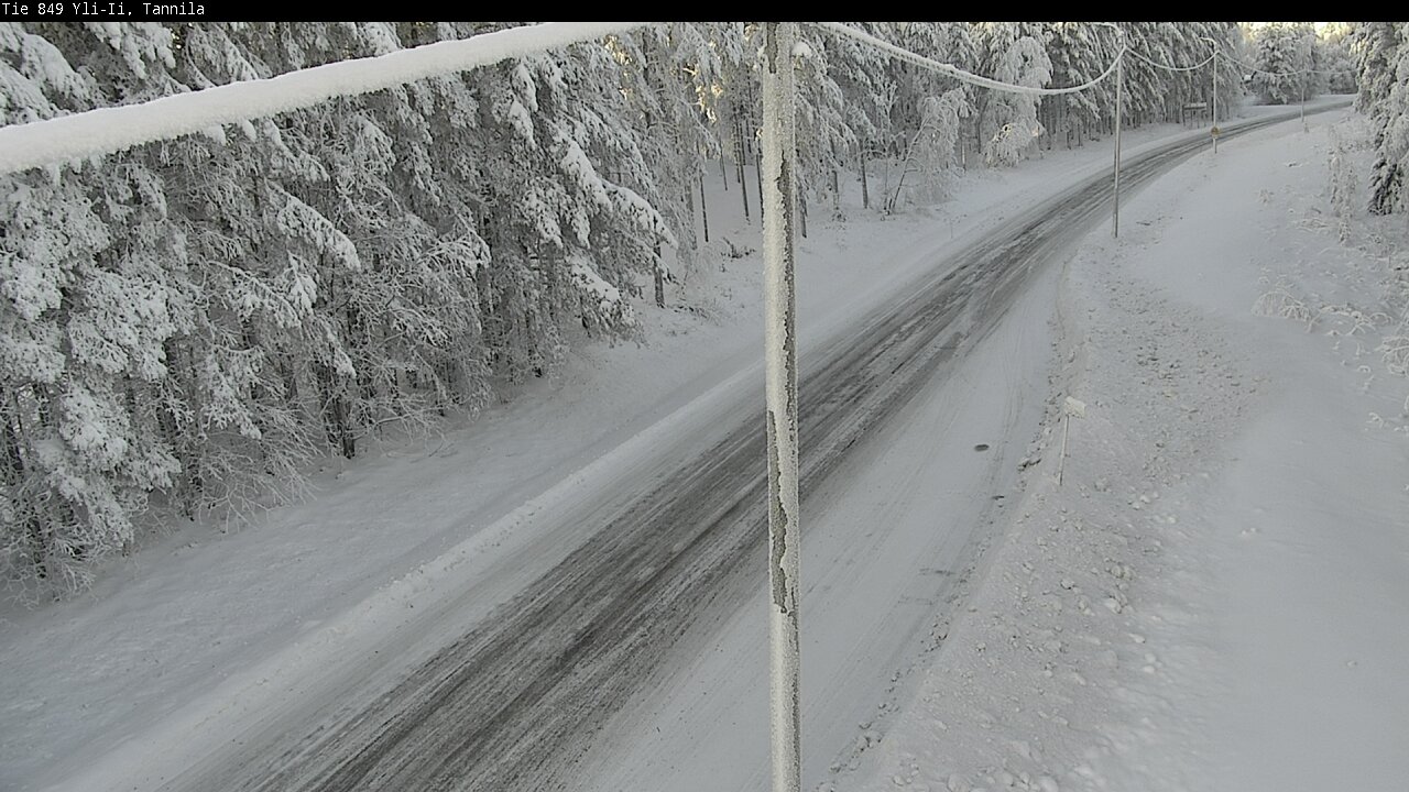 Weather Camera Image Väg 849 Yli-Ii, Tannila, Oulu, Pohjois-Pohjanmaa
