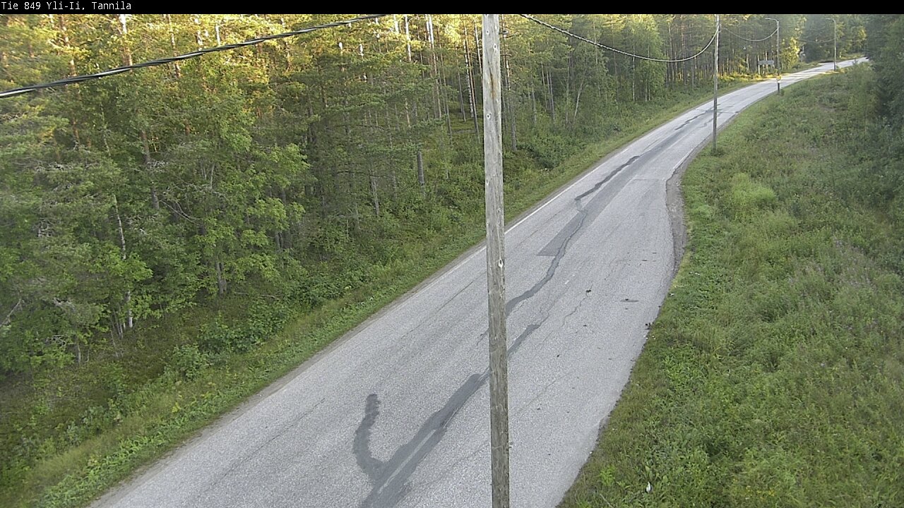 Weather Camera Image Väg 849 Yli-Ii, Tannila, Oulu, Pohjois-Pohjanmaa