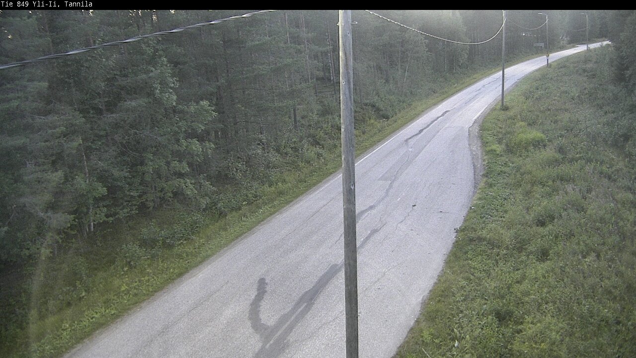 Weather Camera Image Väg 849 Yli-Ii, Tannila, Oulu, Pohjois-Pohjanmaa