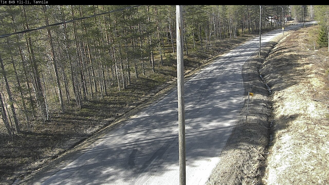 Weather Camera Image Väg 849 Yli-Ii, Tannila, Oulu, Pohjois-Pohjanmaa