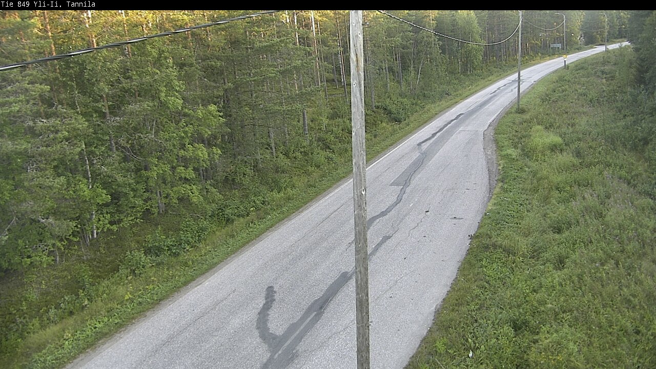 Weather Camera Image Väg 849 Yli-Ii, Tannila, Oulu, Pohjois-Pohjanmaa