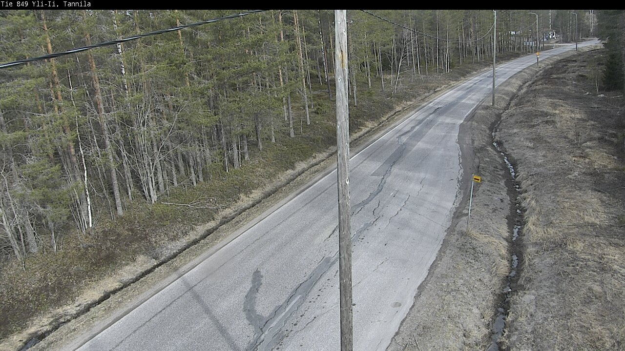 Weather Camera Image Väg 849 Yli-Ii, Tannila, Oulu, Pohjois-Pohjanmaa