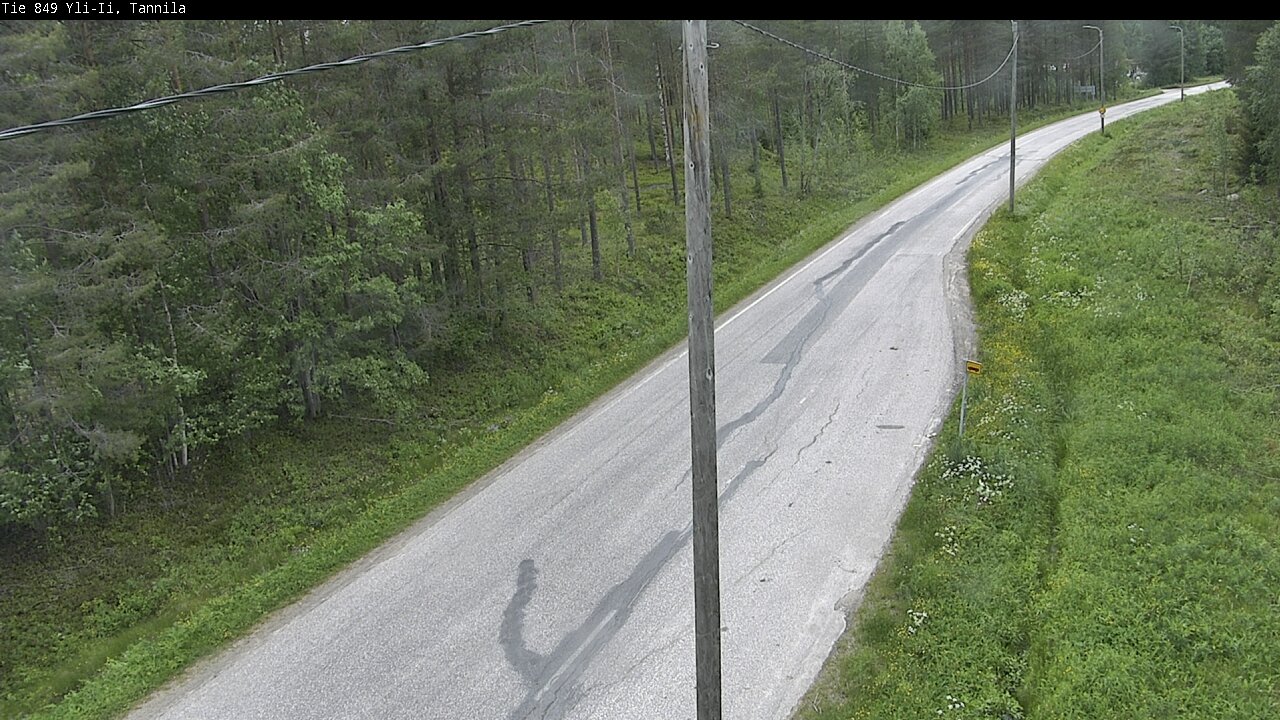 Weather Camera Image Road 849 Yli-Ii, Tannila, Oulu, Pohjois-Pohjanmaa