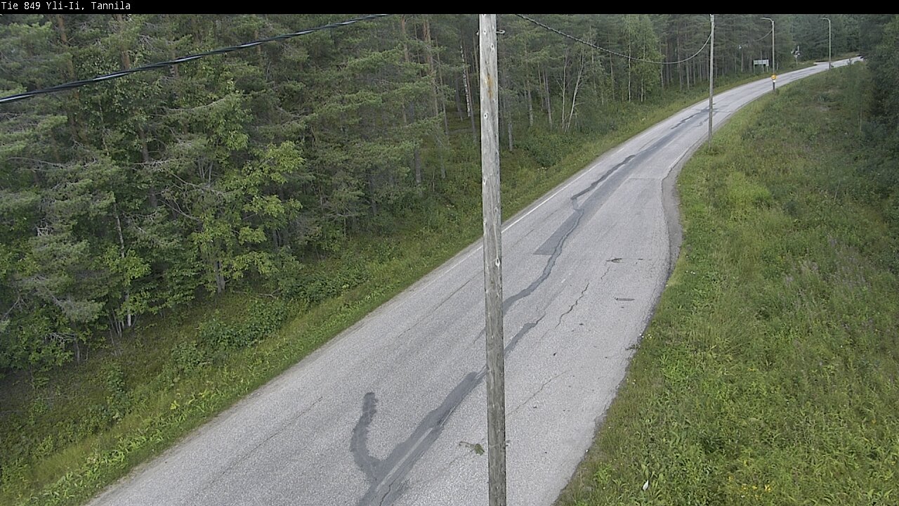 Weather Camera Image Väg 849 Yli-Ii, Tannila, Oulu, Pohjois-Pohjanmaa