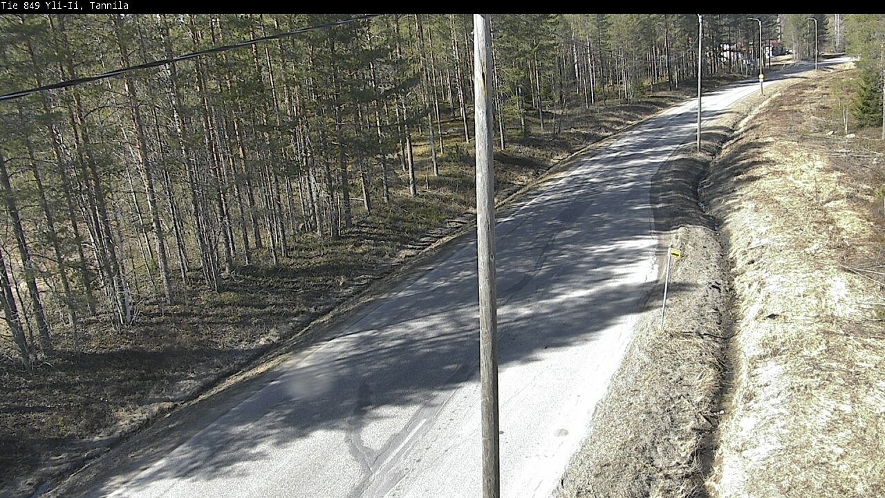 Weather Camera Image Väg 849 Yli-Ii, Tannila, Oulu, Pohjois-Pohjanmaa