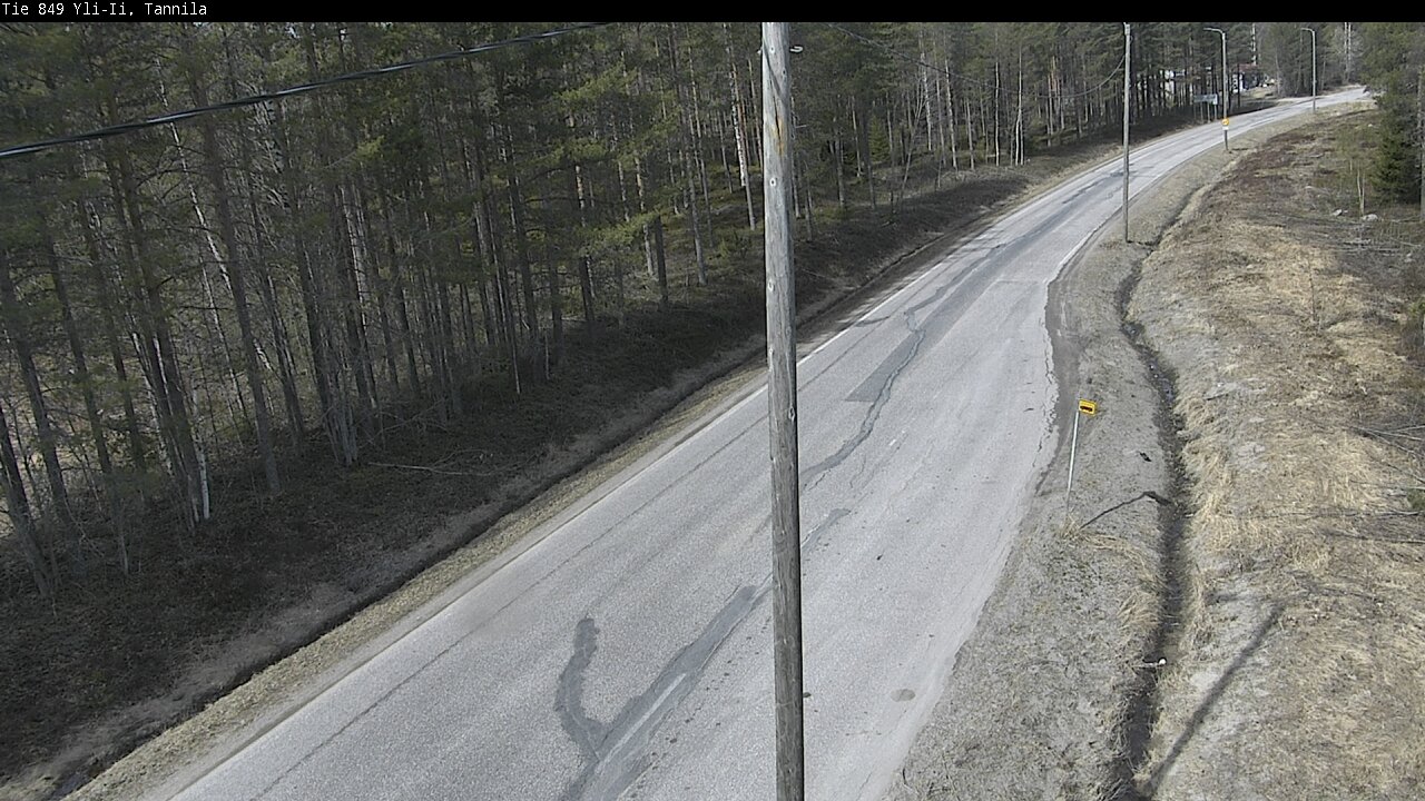 Weather Camera Image Väg 849 Yli-Ii, Tannila, Oulu, Pohjois-Pohjanmaa