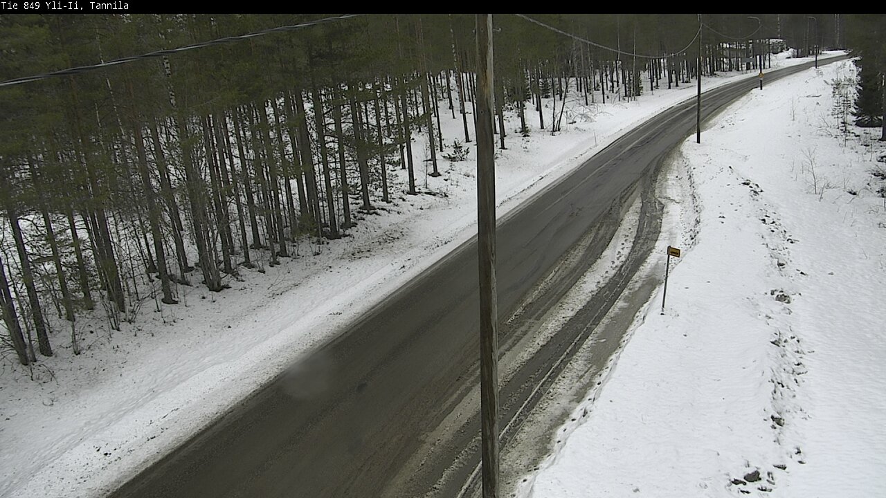 Weather Camera Image Road 849 Yli-Ii, Tannila, Oulu, Pohjois-Pohjanmaa