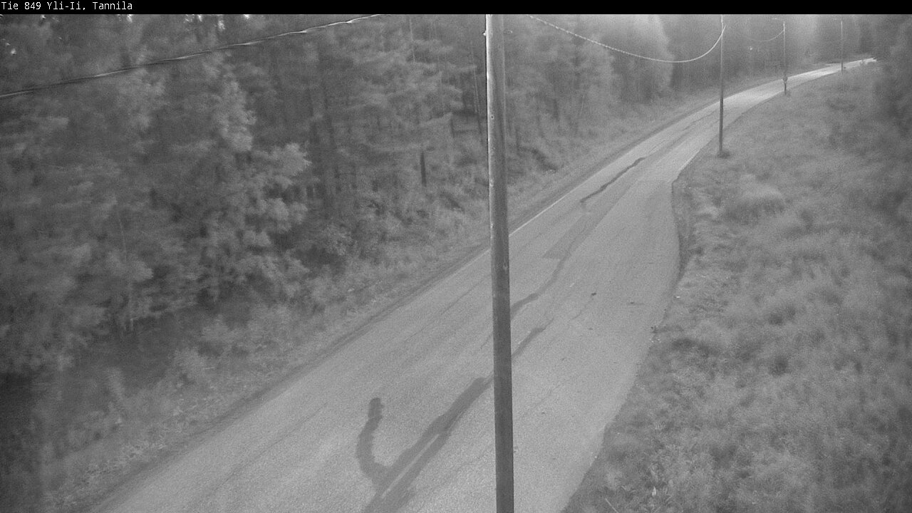 Weather Camera Image Väg 849 Yli-Ii, Tannila, Oulu, Pohjois-Pohjanmaa