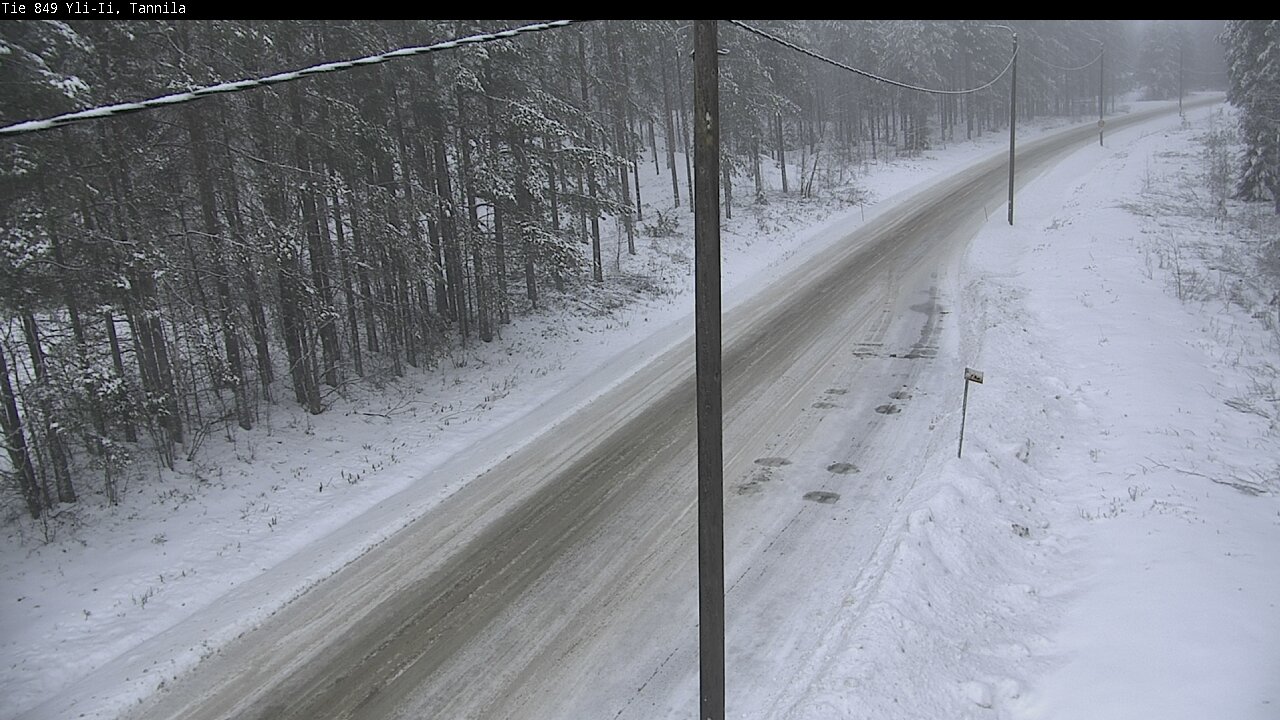 Weather Camera Image Road 849 Yli-Ii, Tannila, Oulu, Pohjois-Pohjanmaa