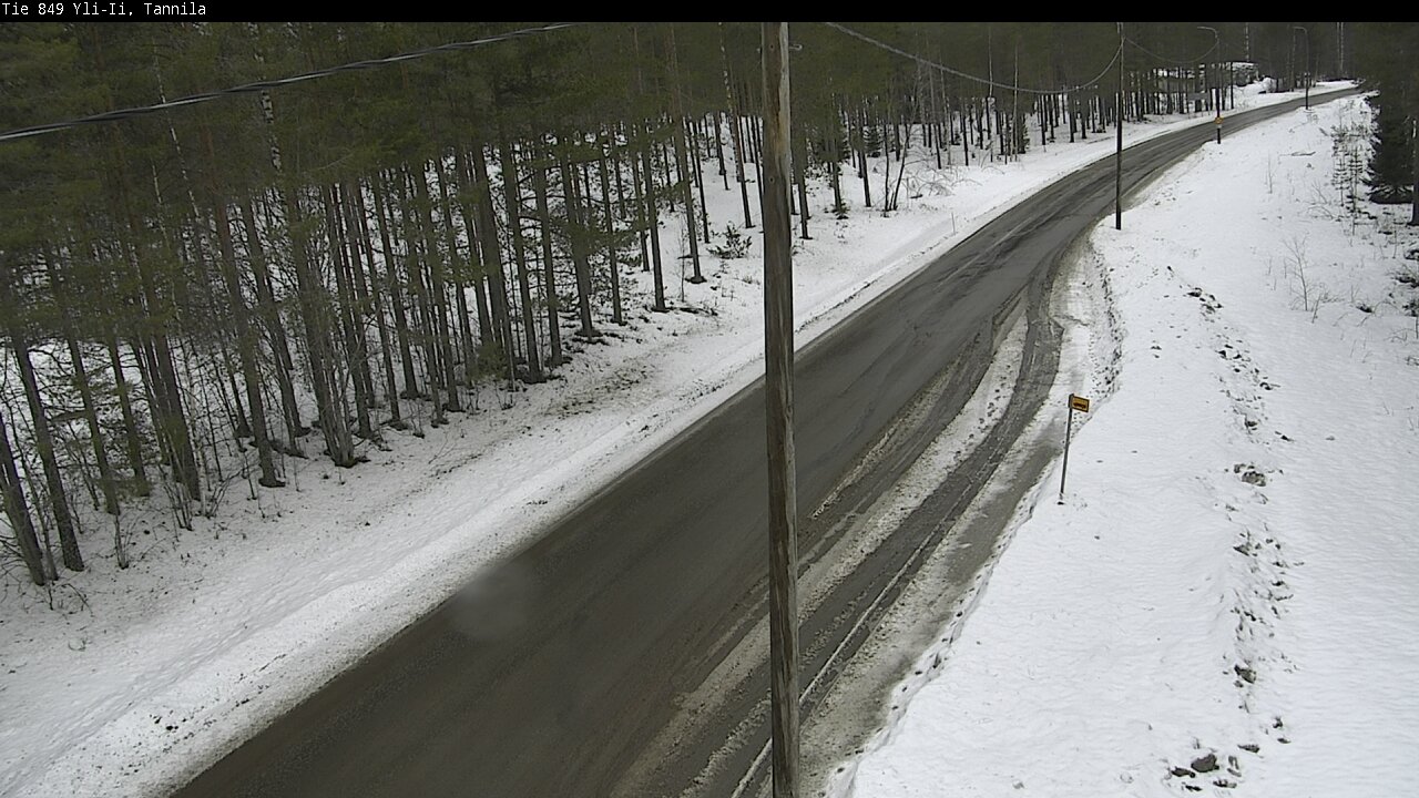 Weather Camera Image Road 849 Yli-Ii, Tannila, Oulu, Pohjois-Pohjanmaa