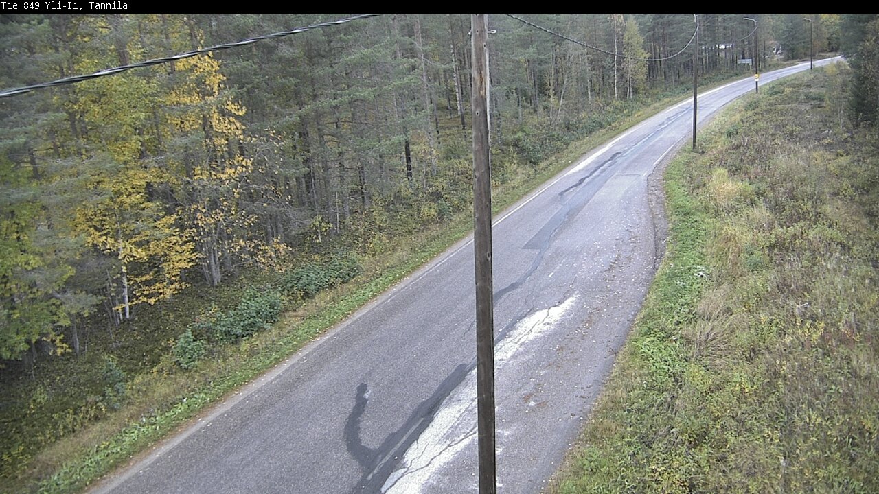 Weather Camera Image Road 849 Yli-Ii, Tannila, Oulu, Pohjois-Pohjanmaa