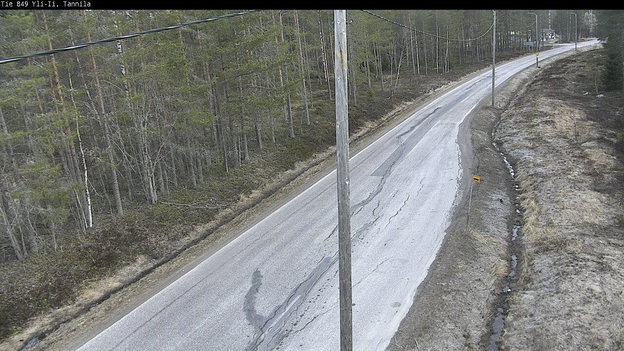 Weather Camera Image Väg 849 Yli-Ii, Tannila, Oulu, Pohjois-Pohjanmaa