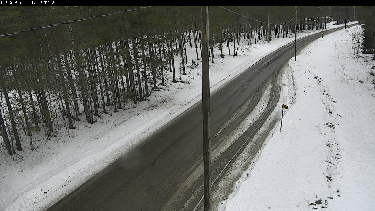 Weather Camera Image Road 849 Yli-Ii, Tannila, Oulu, Pohjois-Pohjanmaa